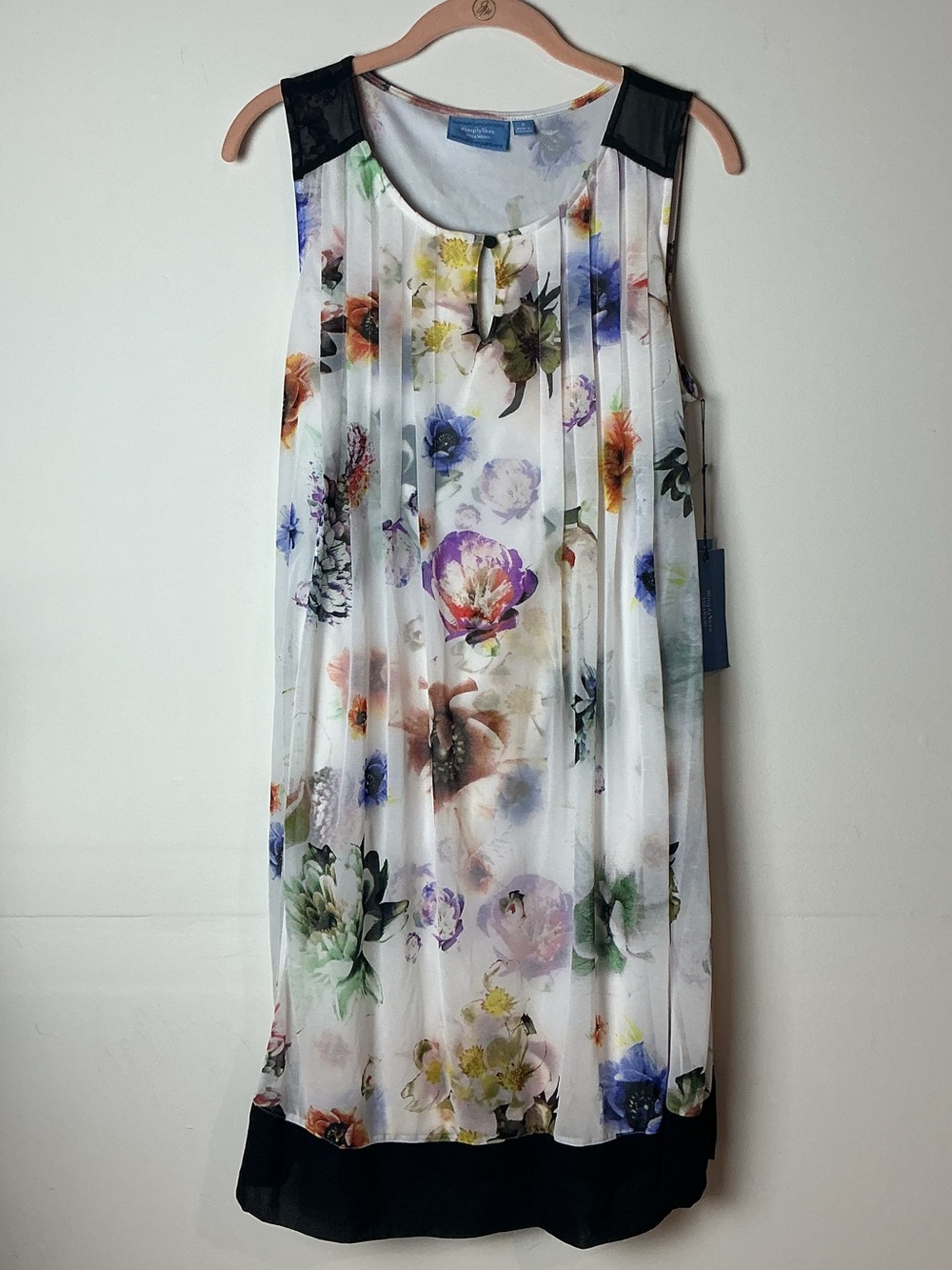NWT Simply Vera Vera Wang Floral Dress Size S